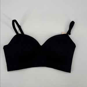 Truekind Supportive Comfort Wireless Shaping Bra in black size L NWT
